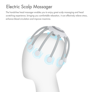 Masseur Électrique Portable pour Cuir Chevelu – Outil de Massage Manuel pour la Tête – Favorise la Circulation Sanguine – Soulage <span class=keywords><strong>les</strong></span> Maux de Tête – Offre Spéciale - Product Image 4