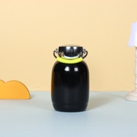 Mini Thermos Portable Personnalisé 260ml à Double Paroi en Acier Inoxydable avec Poignée pour Voyage