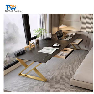 White Rock Slab Long <strong>Desk</strong> Against the Wall <strong>Narrow</strong> Wide Double Balcony <strong>Narrow</strong> <strong>Desk</strong> Bedside Table Office <strong>Computer</strong> <strong>Desk</strong> - Product Image 4