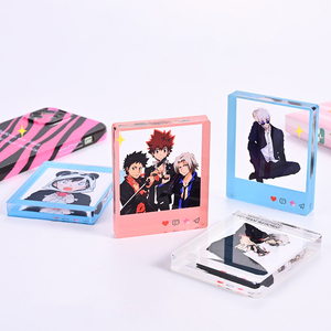 Cadres photo en acrylique transparents pour anime, cartes de présentation multicolores, objets de collection d'art de dessin animé - Vente en gros - Product Image 2