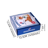 Sac et boîte en Mylar épais à finition mate ronde, anti-odeur, pour pizza, impression numérique, emballage Mylar 3.5
