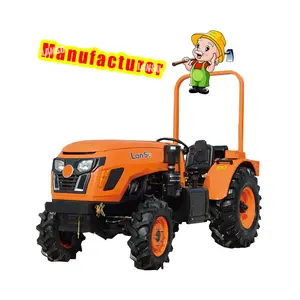 Telake marka Mini profesyonel kıdemli bahçe aracı 30HP 40HP 50HP 55HP tarım çiftlik tekerleği traktör