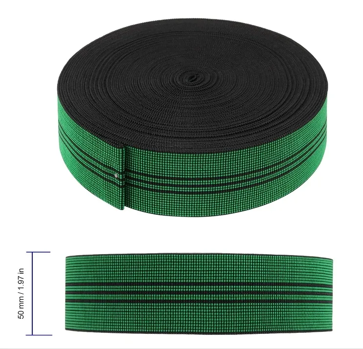 HONGYI High stretch webbing is used for decorative webbing repair of lawn chairs and furniture