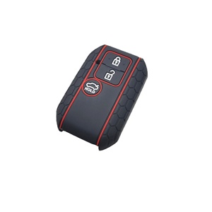 Housse de protection pour clé de <span class=keywords><strong>voiture</strong></span> à 2 boutons en silicone à motif nid d'abeille, compatible avec Suzuki Swift Ignis Jimney XL7 Ertiga 2004-2008 - Product Image 4