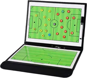 Planche d'entraîneur de Football en gros, Kit de planche magnétique tactique, planche d'entraîneur de stratégie Portable avec effacement à sec