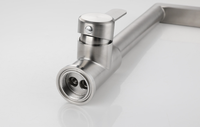 YL670792 Robinet de cuisine en acier inoxydable monté sur le pont SUS304 de haute qualité à poignée unique pour évier