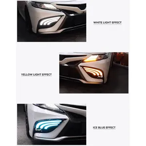 Led Fog Lights DRL Daylights for 8th Gen 2021 2022 2023 Fog lamp <b>illumination</b> Daytime Running Lamp modify body kit - Product Image 5