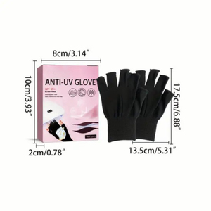 <span class=keywords><strong>Gants</strong></span> <span class=keywords><strong>anti</strong></span>-<span class=keywords><strong>UV</strong></span> pour fournitures de manucure, protection contre la lampe <span class=keywords><strong>UV</strong></span>, <span class=keywords><strong>gants</strong></span> réutilisables <span class=keywords><strong>anti</strong></span>-rayonnement, demi-doigts - Product Image 6