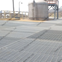 Grille en acier inoxydable 316L, robuste, résistante à la corrosion, plateforme de passage pour environnements chimiques et marins