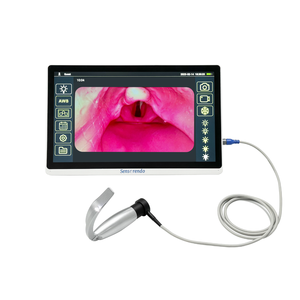 Laringoskop Video Intubasi Digital Portabel Sensorendo 10 Bilah Anti-Kabut Tahan Air yang Dapat Digunakan Kembali Konstruksi Logam THT - Product Image 6