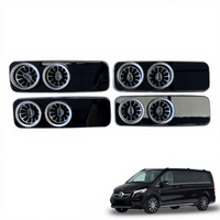 Pour Mercedes-Benz Vito Classe V W447 Sortie d'Air Turbocompressée Lumière LED Miroir Intérieur Design Style Affaires Automobile Modèle Accord