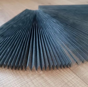 Tấm Lót 3.2M Thiết Kế Màu 18X16 Lưới Gấp Nếp <span class=keywords><strong>Polyester</strong></span> Chống Pet Loại Plisse Màn Hình Gấp Gọn - Product Image 1