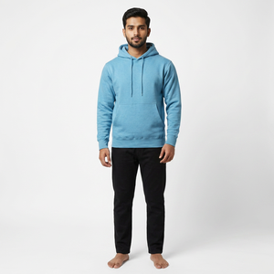 Pakistan Manufacturer Men Premium <b>Hoodies</b> <b>Plain</b> <b>Hoodies</b> Cotton Oversized Puff Printing Blank Hoodie Custom Cotton Blended - Product Image 1
