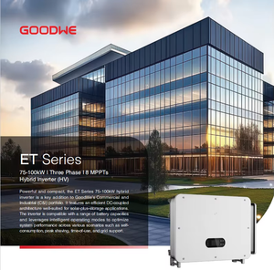 Onduleur solaire triphasé connecté au réseau <span class=keywords><strong>GoodWe</strong></span> GW100K-GT 100 kW authentique, 8 MPPT, IP66, avec récupération AFCI et PID, pour applications commerciales photovoltaïques - Product Image 6