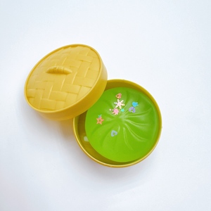 Wholesale Bun-shaped Promotional Toy Cute Dumpling Buns Baozi Squishy Stress Ball Small One 5.5cm Buns <b>Fidget</b> Toy with Steamer - Product Image 5