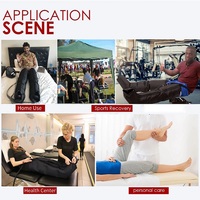 Pressothérapie, compresseur d'air, masseur de jambes, machine de massage, bottes de récupération musculaire