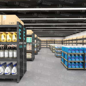 5 층 부식 방지 기능이있는 차고 및 창고 용 중기 의무 볼트리스 스틸 보관 선반 5 층 팔레트 랙 - Product Image 3