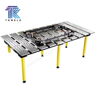 TKweld usine certifié CE Robot Table de soudage 3000*1500*200mm 2D 3D fonte acier nouvel état couleur noire"
