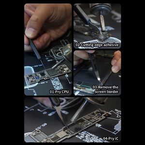 Juego de cuchillas de retrabajo integradas para eliminación de pegamento mecánico Quick EDGE7, herramientas de tallado, raspador de Chip, cuchillo de palanca, placa base, teléfonos móviles - Product Image 5