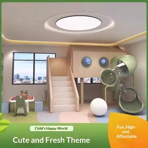 Aire <span class=keywords><strong>de</strong></span> jeux intérieure pour enfants, petit bureau <span class=keywords><strong>de</strong></span> vente, mezzanine, équipement <span class=keywords><strong>d</strong></span>'amusement, combinaison toboggan et installations <span class=keywords><strong>d</strong></span>'escalade - Product Image 4