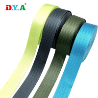 Sangle colorée recyclée personnalisée 25mm bande de sangle en nylon pour sac à dos valises accessoires