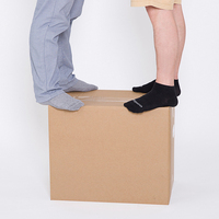 Boîtes d'expédition en carton ondulé 5 plis |   Emballage de déménagement et de stockage robuste pour la promotion des petites entreprises, les expositions, les supermarchés