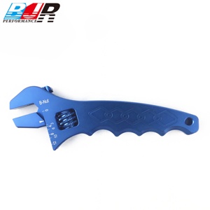 BJR Racing Parts <strong>Adjustable</strong> an Wrench Aluminum AN4 Fitting Hand Tools <strong>Spanner</strong> - Product Image 3