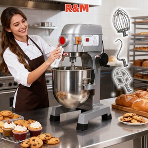 เครื่องผสมอาหารแบบตั้งโต๊ะ 10 ลิตร รุ่น Planetaria สำหรับทำขนมเค้ก ราคา - Product Image 6