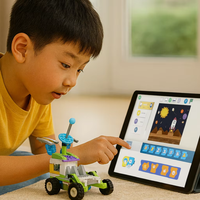 Stem Education Assembly Robot Toys Codificación electrónica WEDO 2,0 para niños de 5 a 7 años