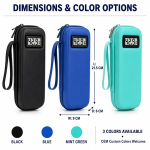 Estuche Portátil Aislado de EVA para Insulina con Pantalla de Temperatura, Organizador de Viaje, Logotipo Personalizado, Venta al por Mayor OEM - Product Image 5