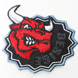 3D Custom Embroidery Chenille Patches Iron-On Fabric Cloth for Jeans Bags and Hats Printed Logo Embroidery by Labels