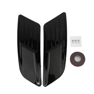 RASTP Hood Faux <b>Air</b> <b>Vent</b> 41.5Cm Black Carbon Fiber Pattern <b>Decorative</b> <b>Vent</b> <b>Cover</b> For Car Modification - Product Image 4