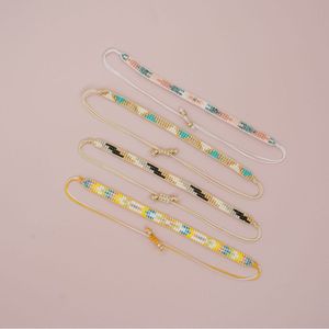 Pulsera Tejida con Cuentas de Arroz Japonesas de Estilo Étnico Exótico de Nicho Transfronterizo Go2bohoins, Moda de Exportación para Mujer - Product Image 3