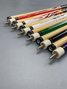 Nueva llegada 1/2 -PC Pool Cue Stick 57 pulgadas Maple Wood Billiard Nine-ball Billiard Taco Color aleatorio <span class=keywords><strong>para</strong></span> la venta - Product Image 5
