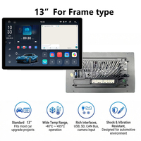 Autoradio Android universel Lodark 13 pouces, lecteur DVD, Bluetooth, écran numérique 2K, avec Apple Play GPS