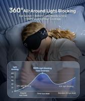 Masque de sommeil sans fil Bluetooth 5.4 avec écouteurs, 12h d'autonomie, connexion stable, fourniture OEM d'usine