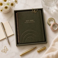 Carnet de notes en cuir Pebble Yihe New 8,5 x 11 avec options de coffret cadeau Noël/mariage disponibles