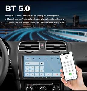 Autoradio 9 Pollici IPS 1280 Android 15 con Lettore Multimediale Navigatore GPS per VW Seat POLO GOLF 5 6 PASSAT CC B6 TIGUAN TOURAN EOS <span class=keywords><strong>SHARAN</strong></span> con Carplay - Product Image 2