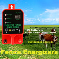 Draagbare 10Km Zonnepaneel Elektrische Afrastering Energizer Klassieke Boerderij Elektrische Afrastering Transformator Apparatuur Plastic Voor Gebruik In De Tuin