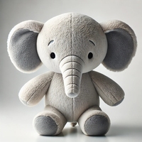 Modernes Design Niedliche Weiche Plüschtiere mit PP-Baumwollfüllung und Stickerei für Babys - Stressabbau Anpassbare Farbe