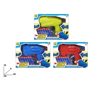 Jeu de fléchettes en plastique souple avec 6 fléchettes, manuel inclus, pour enfants de 3 ans et plus, couleurs bleu, rouge, vert - Product Image 3