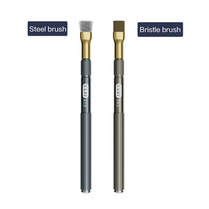 Cepillo para Remover Pegamento de Circuitos Integrados I2C CL01, Cepillo de Limpieza de Doble Cabezal de Acero y Cerdas para Reparación de Teléfonos - Product Image 2