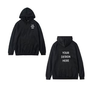 Sudadera con Capucha Personalizada de Alta Calidad para Hombre, Sudadera Informal Promocional Unisex con Logotipo Estampado para Adultos, Ropa Urbana - Product Image 1