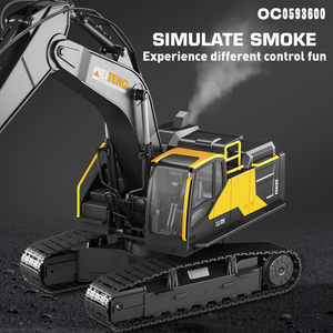 Excavadora multifunción de 17 canales para niños, juguete de <span class=keywords><strong>mini</strong></span> excavadora fundida con control remoto - Product Image 3