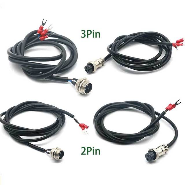 GX16 Aviation Plug Socket Connector 2/3/4/5/6Pin Waterproof Male Female Cable Connector Copper Wires Cables Cable Assemblies
