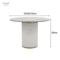 Table d'angle anti-pierre en acier inoxydable brossé, extérieur en bois peint en noir