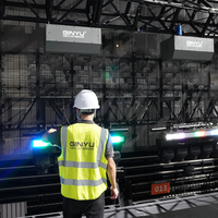 Système d'éclairage cinétique DMX 50 kg avec éclairage de scène, affichage mobile haut et bas, spectacle de fête