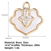 Breloques Clé et Cadenas Incrustées de Zircon, Pendentif Ruyi Cadenas Micro-Pavé CZ, Accessoires de Fabrication de Bijoux DIY en Laiton Plaqué Or et Argent