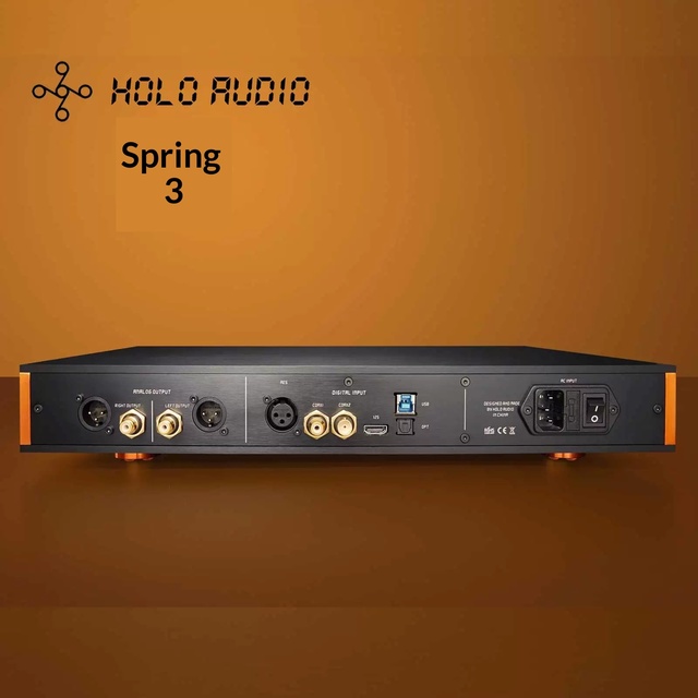 Holo Audio Spring 3 R2R DAC Hi-Fi Desktop Audio Decoder USB I2S Coaxial Optical Digital to Analog Converter