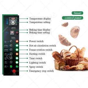 Hot Air Rotary <strong>Roaster</strong> <strong>Oven</strong> 12 32 64 Tray Cina German Lavash Tandoor Bread Gas <strong>Oven</strong> Cookie Ovener for Bakery - Product Image 2